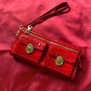 ❤️SOLD❤️ Faux Snakeskin Clutch Wallet